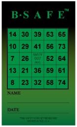 B-Safe - Tarjetas de bingo de seguridad, paquete de 600 | Juego de...