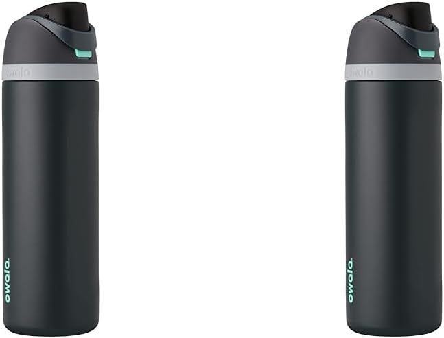 Owala FreeSip - Botellas de agua aisladas de acero inoxidable con p...