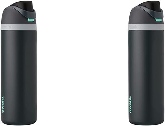 Owala FreeSip - Botellas de agua aisladas de acero inoxidable con p...