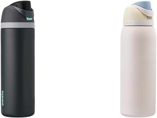 Owala FreeSip - Botellas de agua aisladas de acero inoxidable de 40...