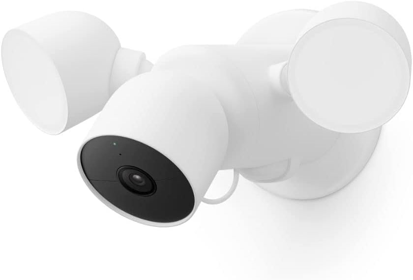 Google Nest Cam con Foco - Cámara Exterior - Cámara de Seguridad co...