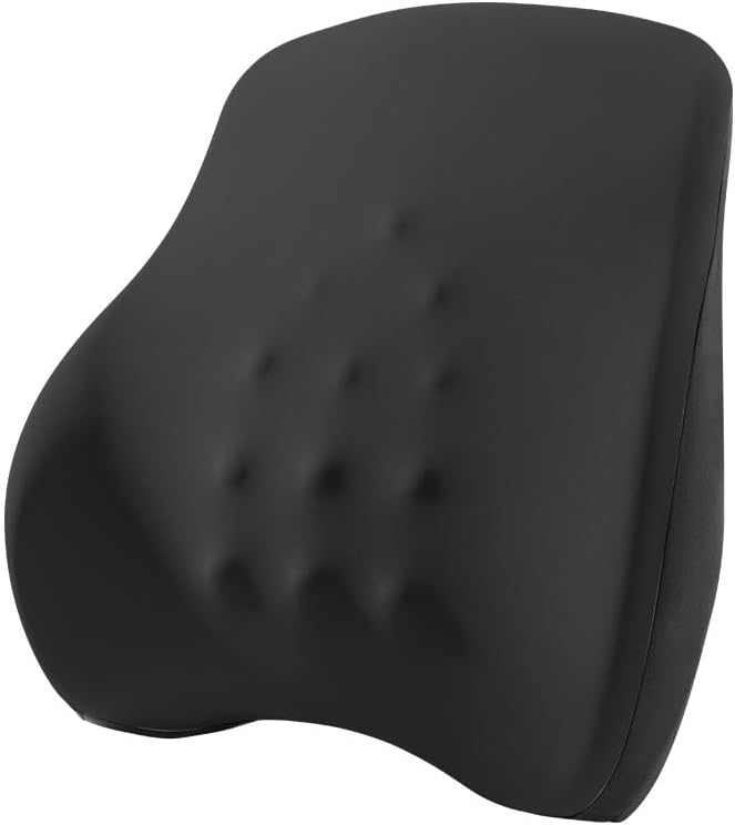 PURISUN Almohada de apoyo lumbar para silla de oficina, almohada de...