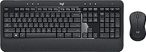 Logitech Teclado inalámbrico avanzado MK540 de tamaño completo para...