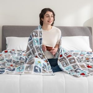 Berkshire Blanket Peanuts® VelvetLoft® - Manta de felpa de Snoopy c...