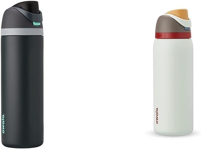 Owala FreeSip - Botellas de agua aisladas de acero inoxidable de 32...
