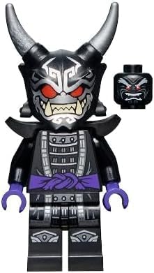 LEGO Ninjago: Lord Garmadon Oni Minifigura con Espada, Amarillo