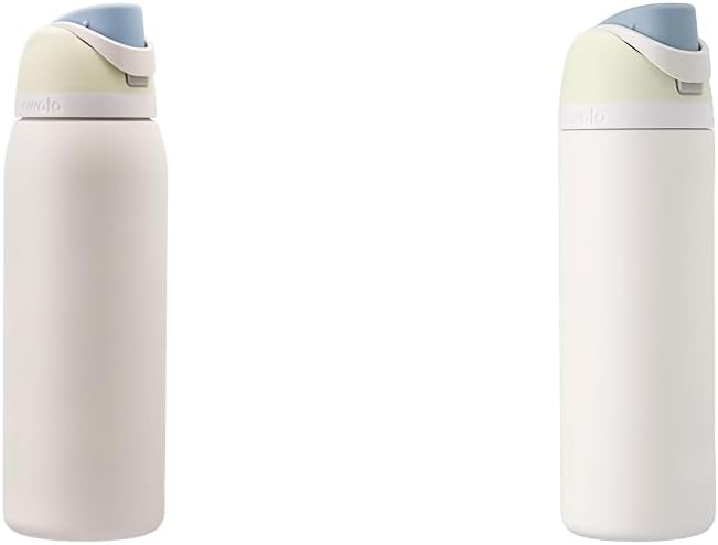 Owala FreeSip - Paquete de botella de agua aislada de acero inoxida...