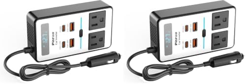 Inversor de corriente para automóvil de 200 W, CC 12 V a 110 V CA,...