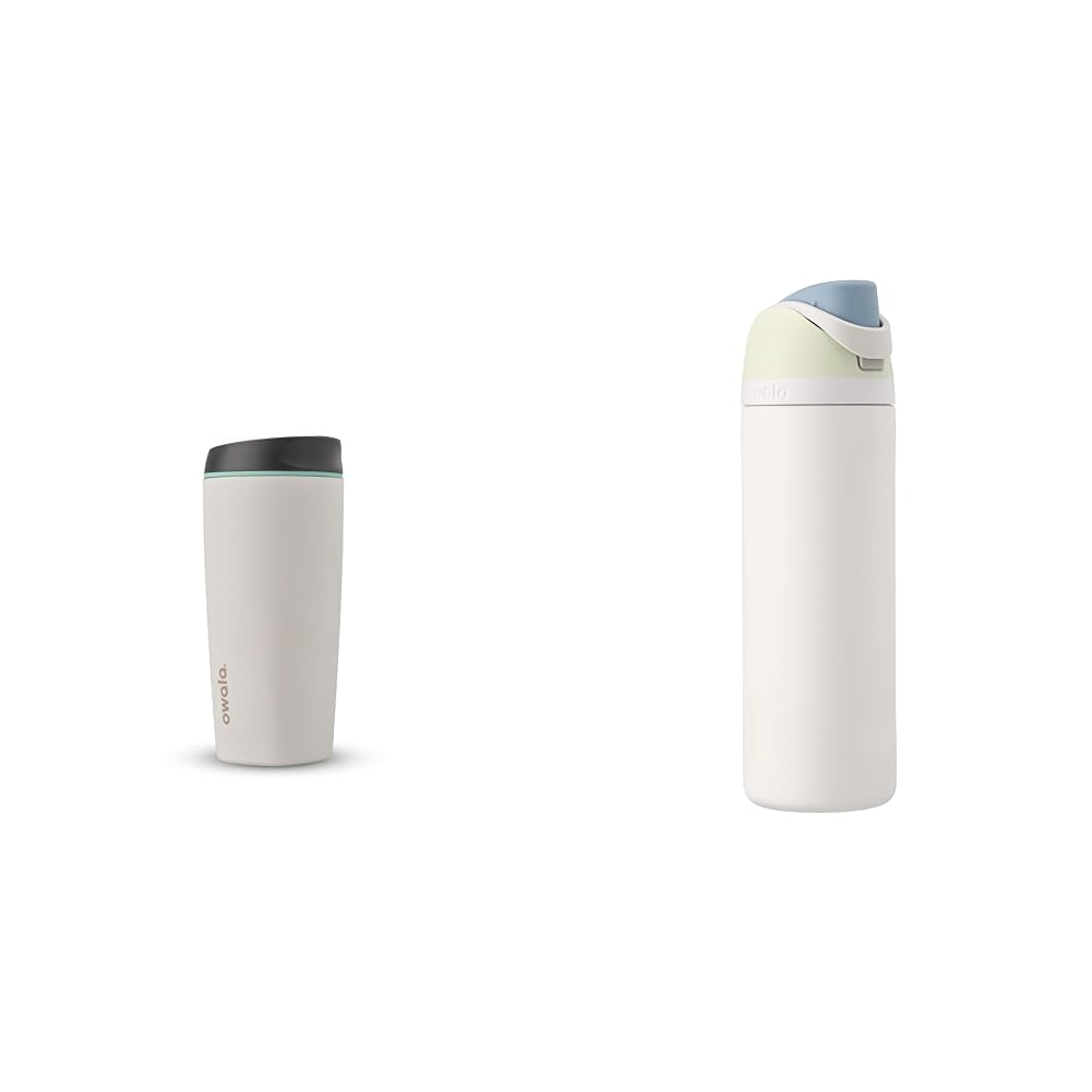 Owala Paquete de vaso de café de 20 onzas y botella de agua de 24 o...