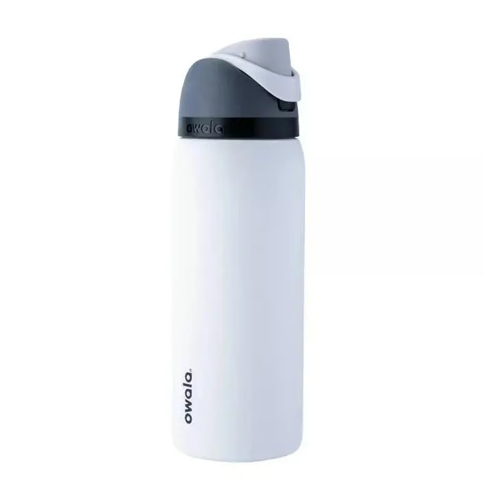 Owala FreeSip - Botella de agua, blanco (dormido), acero inoxidable...