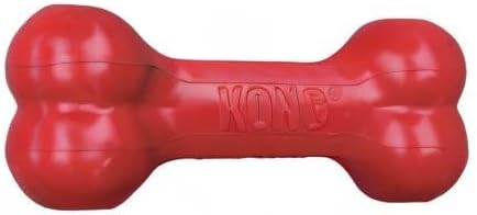 KONG Goodie Bone - Hueso de perro clásico de goma natural duradero,...