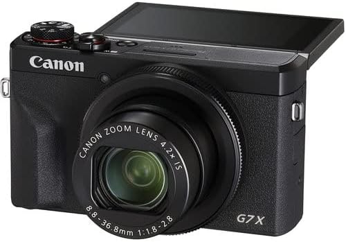Canon PowerShot G7X Mark III Kit de lente de cámara digital (platea...