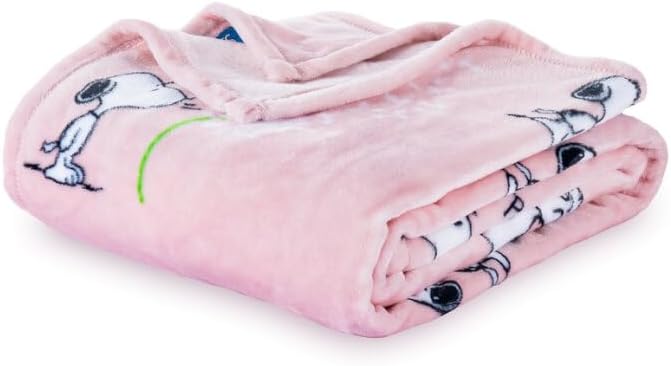 Berkshire Blanket Peanuts® VelvetLoft® - Manta de felpa de Snoopy c...