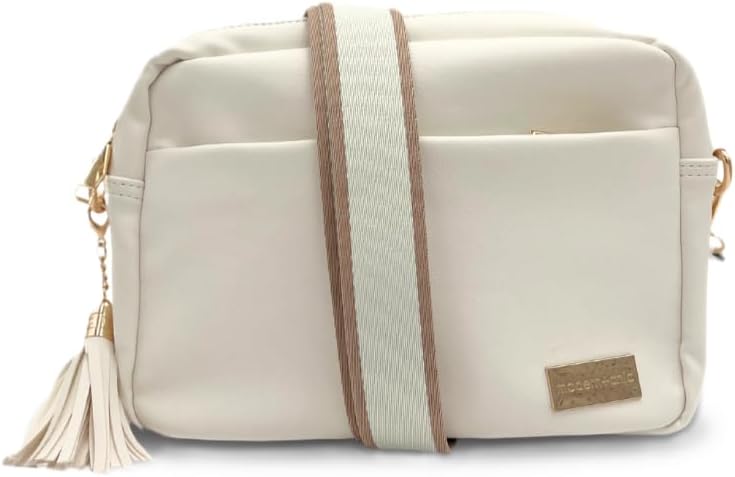 Modern+Chic Bolso cruzado Alice: bolso de cuero vegano con amplios...