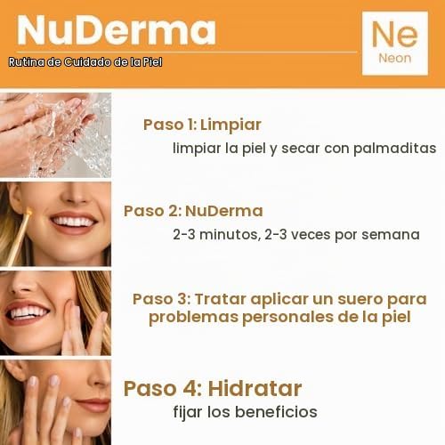 Pure Daily Care NuDerma Varita Manual para Terapia de la Piel con N...