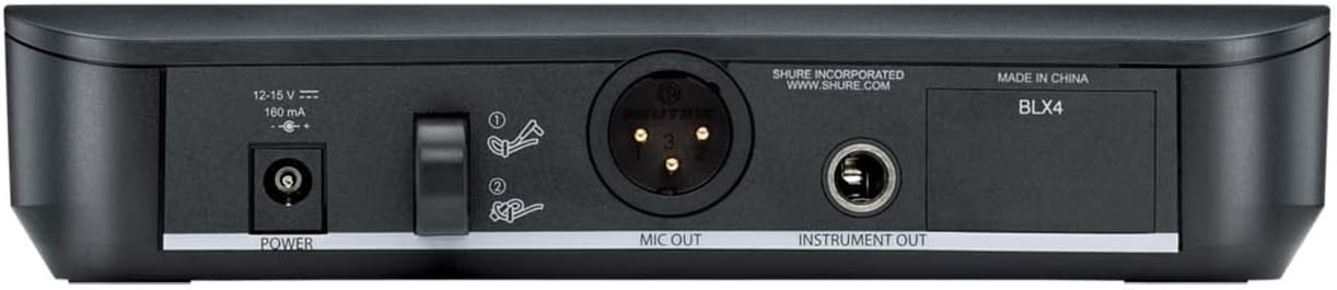 Sistema de micrófono inalámbrico Shure BLX24\/B58 - Vida de batería...