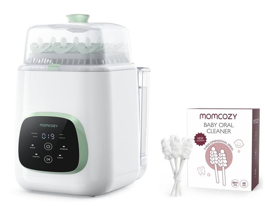 Momcozy KleanPal Pro - Lavadora de biberones y limpiador de pinzas...