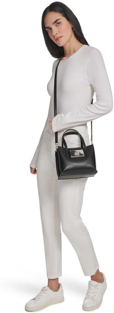 Calvin Klein Saige - Body cruzado con triple compartimento, negro\/...