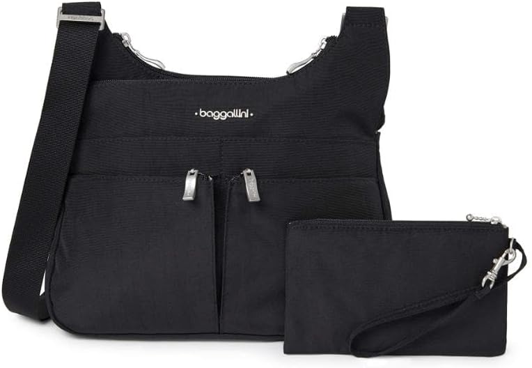 Baggallini Crossbody Travel Bag 11x8.5 Lightweight Water-resistant...