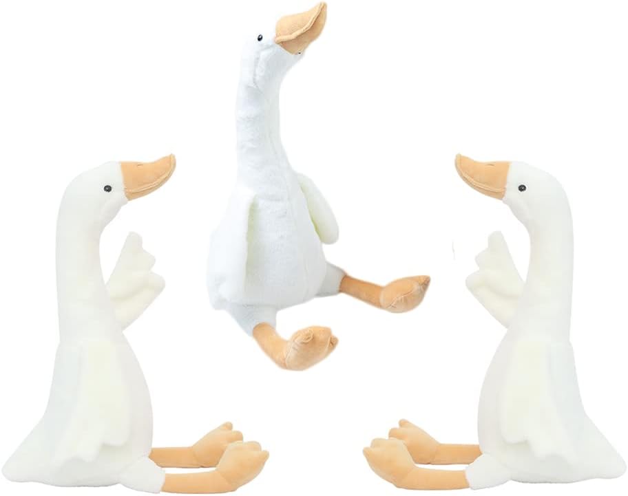 CHELEI2019 3 piezas de animales de peluche de cisne de 15.7 pulgada...