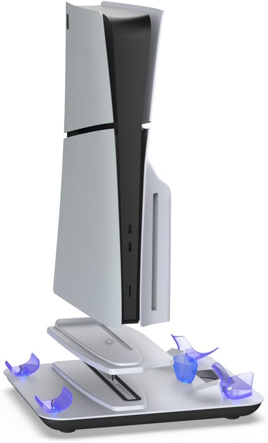 Soporte de refrigeración Ps5\/Slim\/Pro y estación de carga del con...