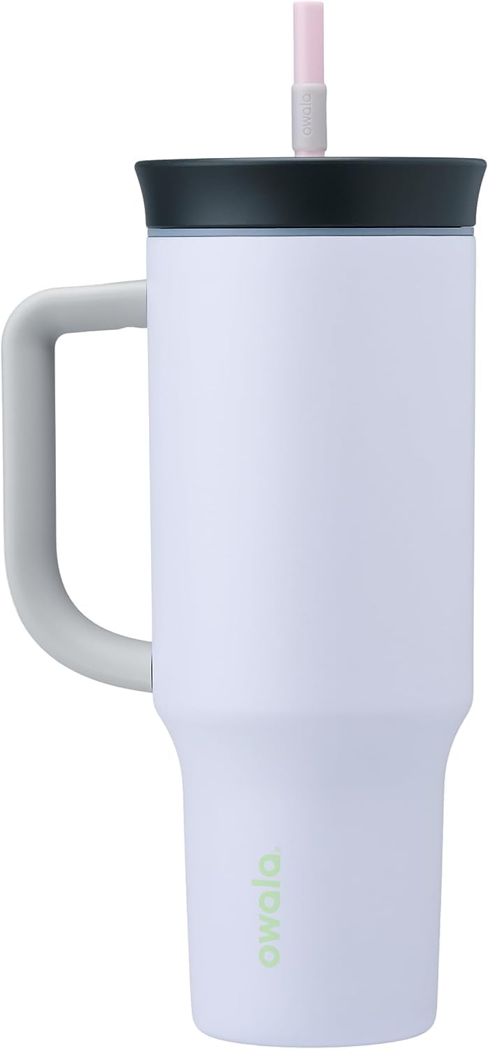 Owala Vaso de viaje aislado de acero inoxidable de triple capa con...