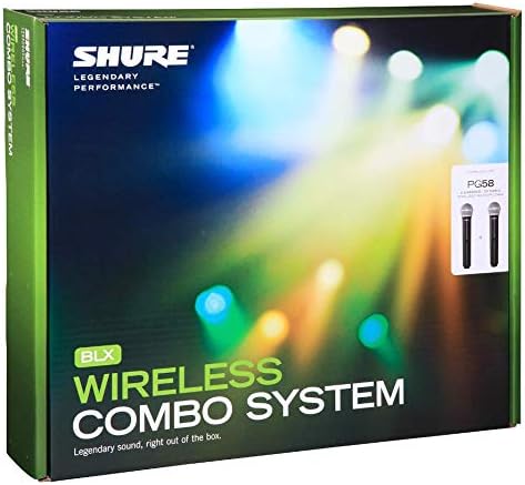 Shure BLX288\/PG58 Sistema de micrófono inalámbrico \u2013 Batería...
