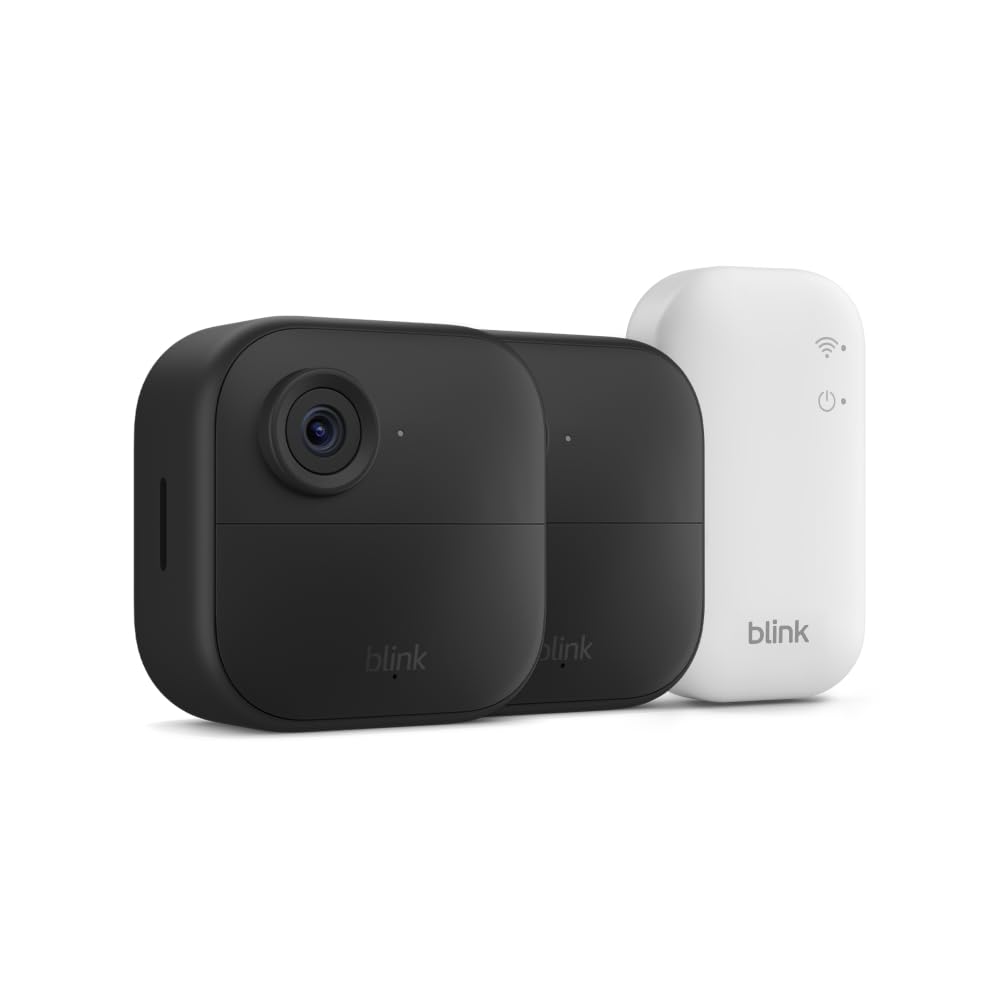 Blink Outdoor 4: Cámara de seguridad inteligente inalámbrica, dos a...