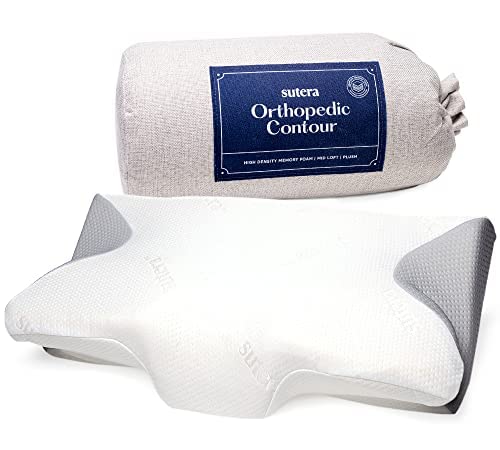 SUTERA - Almohada Dream de espuma viscoelástica de contorno profund...