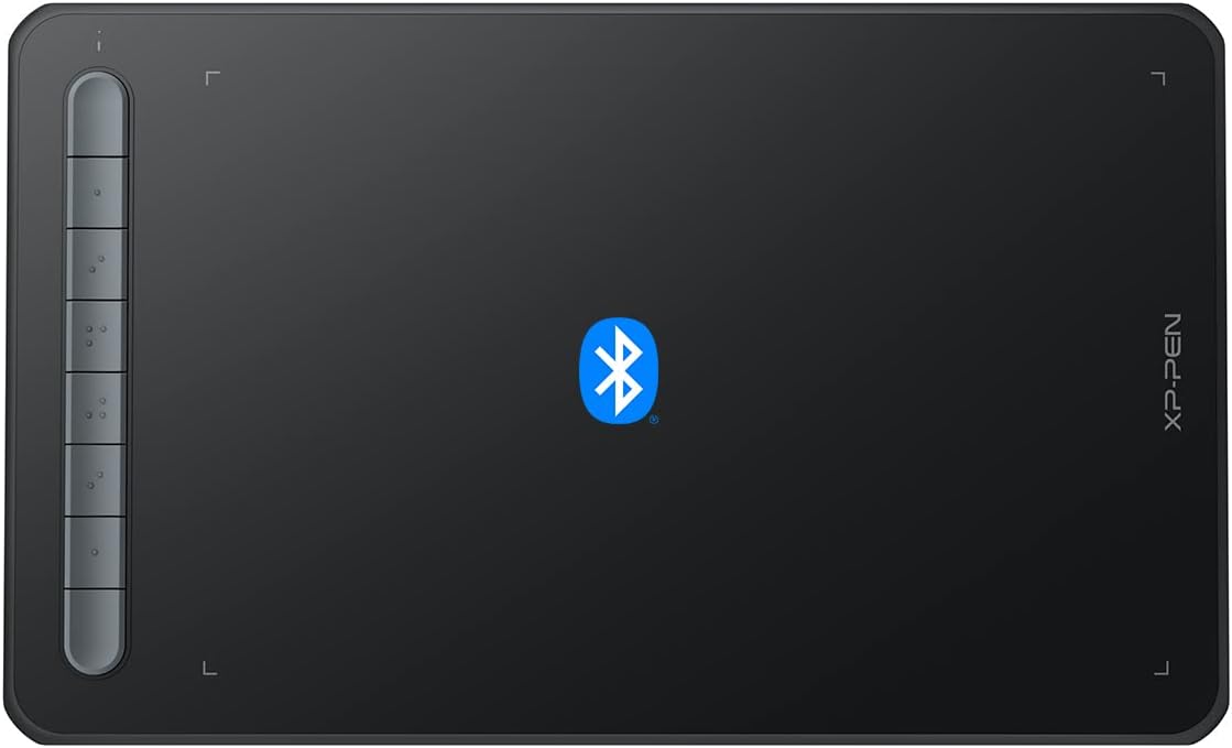 XPPen - Tableta gráfica de dibujo Deco MW Bluetooth inalámbrica par...