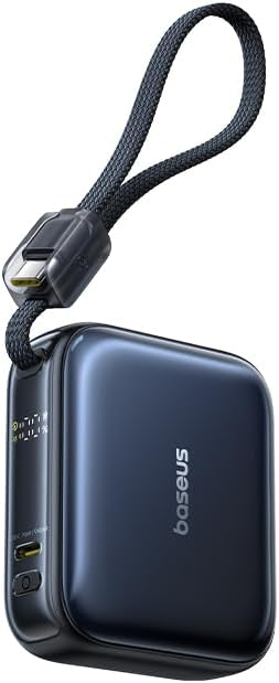 Baseus PicoGo - Cargador portátil de 10000 mAh 45 W PD, batería ult...