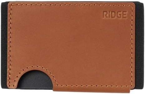 Ridge Biflex - Cartera para hombre, delgada, minimalista, compacta,...