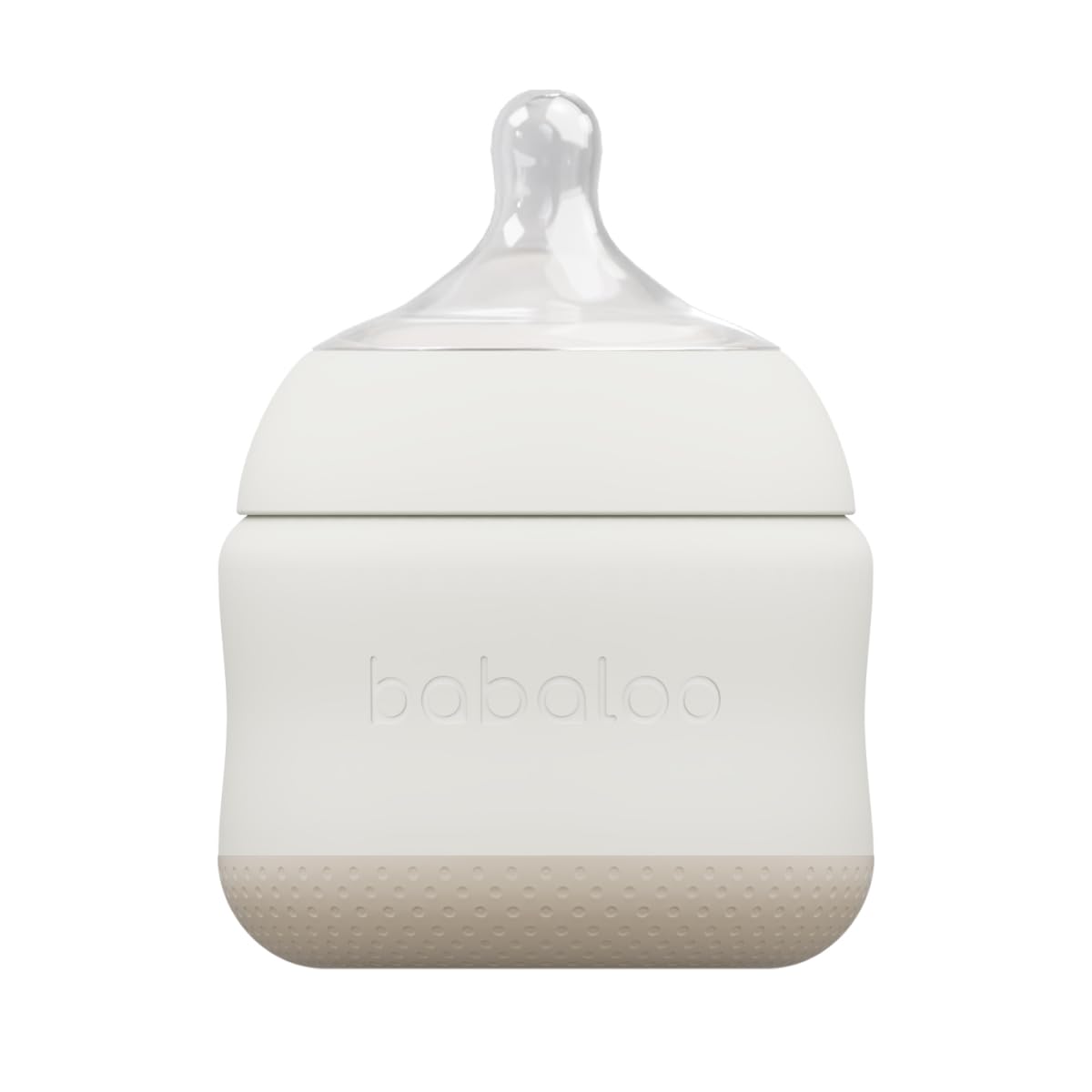 Babaloo Biberón de silicona para bebé, sin aire, anticólicos, 8 onz...