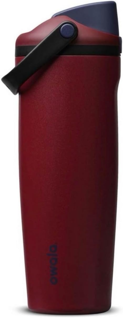 Owala FreeSip Sway - Vaso aislado de acero inoxidable con pajilla,...