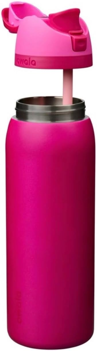 Owala FreeSip - Botella de agua de acero inoxidable, 40 onzas líqui...
