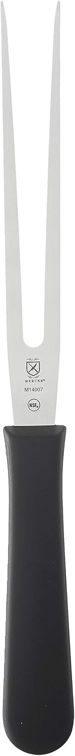 Mercer Culinary M14007 Millennia Black Handle - Tenedor de cocina,...