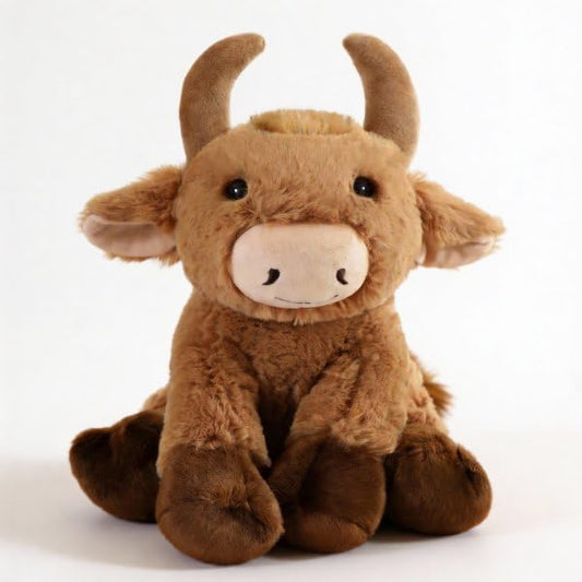 YUKOUQIAN Animal de peluche de ganado de 8 pulgadas para niñas y ni...