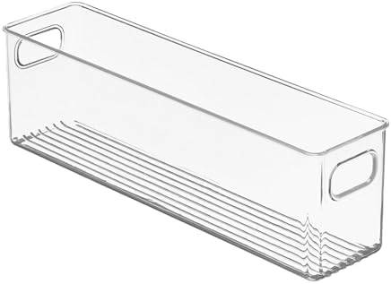 mDesign - Organizador de cocina de plástico, contenedor de almacena...