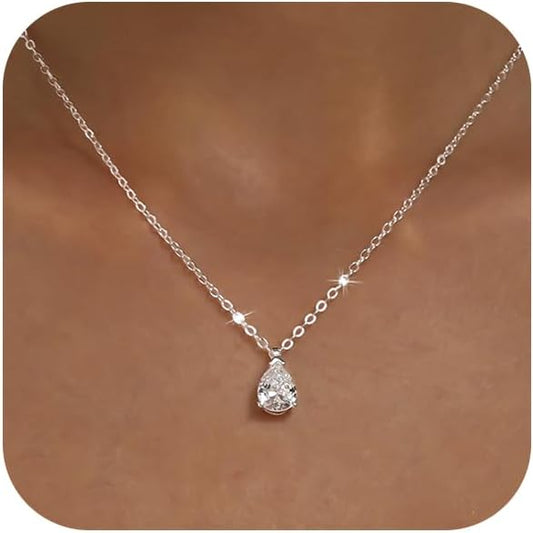 KISSCLOUD - Collar de oro para mujer, chapado en oro de 14 quilates...