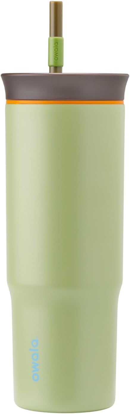 Owala Vaso de viaje aislado de acero inoxidable de triple capa con...
