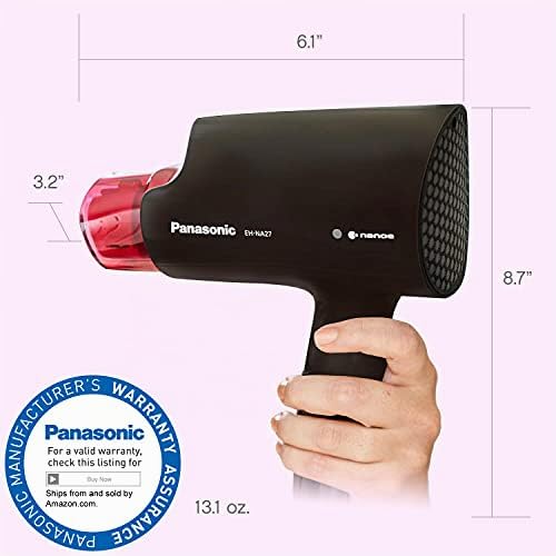 Secador de Cabello Compacto Panasonic nanoe para Cabello de Aspecto...