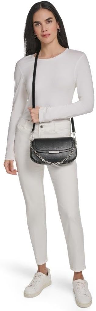 Calvin Klein Azalea - Bandolera convertible con solapa