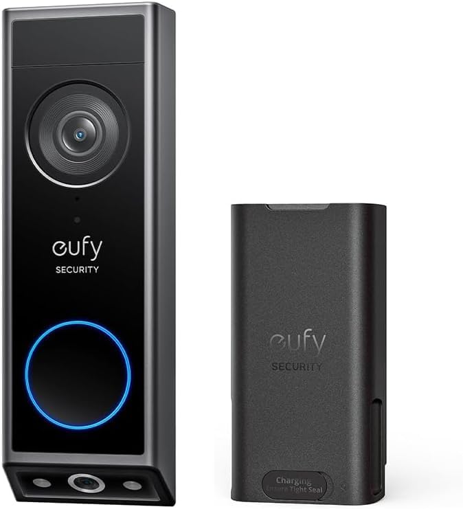 eufy Security Kit de timbre de video E340 con batería, 2K FHD, 8GB...