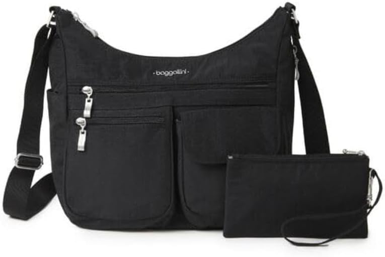 Baggallini Everywhere Bagg - Bolso cruzado para mujer, 11 x 9, lige...