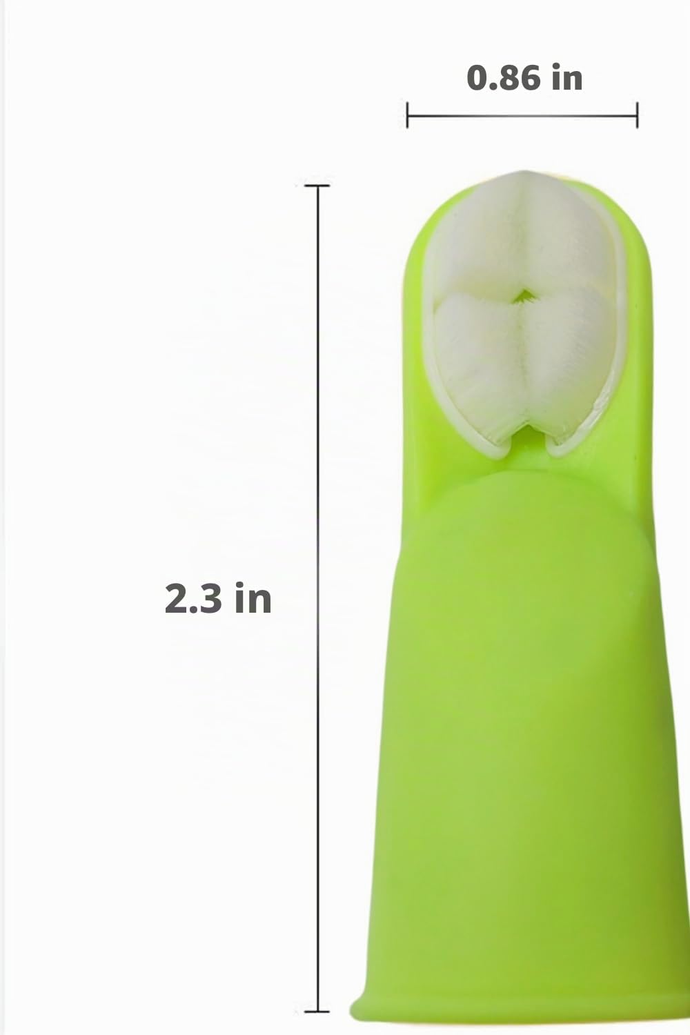 Cepillo de dientes para bebés, cepillo de dientes suave de silicona...