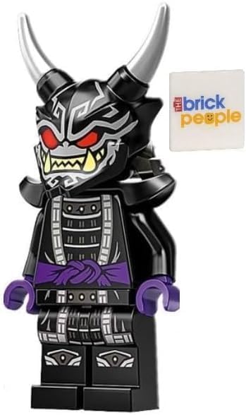 LEGO Ninjago: Lord Garmadon Oni Minifigura con Espada, Amarillo
