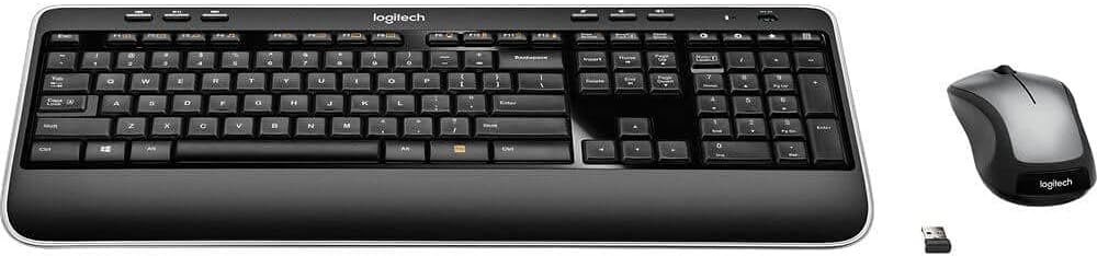 Logitech Combo de teclado y mouse inalámbricos MK520