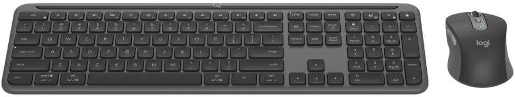 Logitech MK955 Combo de teclado inalámbrico y mouse óptico, negro (...