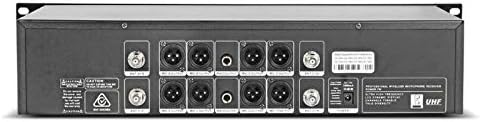 Sistema de Micrófono Inalámbrico Pro Audio 8 Canales UHF 8 Bodypack...
