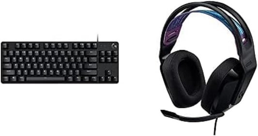 Logitech G413 TKL SE - Teclado mecánico para videojuegos + Auricula...